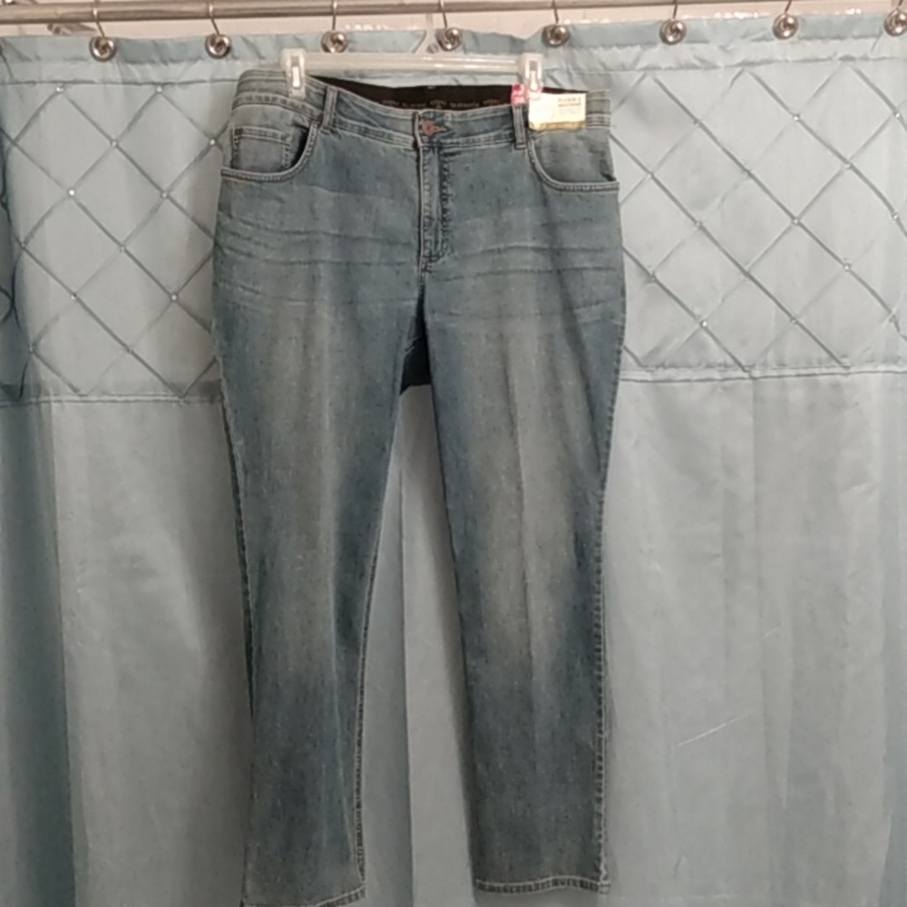 Riders by Lee Jeans/Size 20W/M, slim-straight/midrise, light heritage
